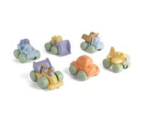 Dantoy DT - Pastels Recycled - Assortiment de 6 véhicules de 17cm