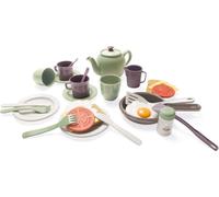 Dantoy - Green Garden Set de petit déjeuner 29 pièces Fabriqué au Danemark Lavable au lave-vaisselle 2+ ans