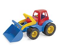 Dantoy – Tracteur jouet Modèle 2129 – roues en plastique, chargeur avant – Fabriqué au Danemark