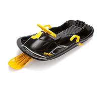 Dantoy - Luge de Direction pour Enfants à partir de 3 Ans - Luges Traîneaux - avec Volant et Freins et Corde avec poignée - Luge pour Enfants pour Les Sports d'hiver - Fabriqué au Danemark