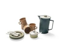 Dantoy Service à café en plastique bio - Boîte compacte - Jouet éducatif pour enfants