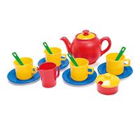 Dantoy - Service à thé - Tea Party pour les enfants - 17 pièces - Service de Table - Pour Les Enfants à partir de 2 Ans - Jouets - Jeu de rôle - Accessoires cuisine enfant - Fabriqué au Danemark