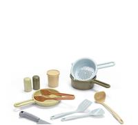 Dantoy Set de cuisine bioplastique 11 pcs - Jeu dînette enfant, lave-vaisselle & micro-ondes