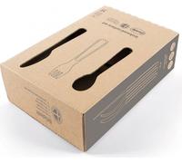 Dantoy TINY Dinnertime set de couverts (sable/mocca/6 pièces)