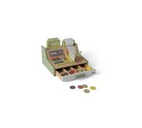 Dantoy Wooden Cash Register Set Educational Toy Vert Enfants