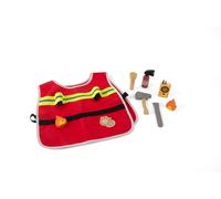 Dantoy wooden fire brigade toy set in box 10-piece for children