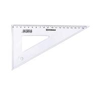 Danube 7063001pl de 00 Triangle/Triangle de géométrie/Équerre, grand, 19 cm, 60 °C, transparent