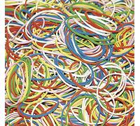 Danube 7787001pl de 99 Anneaux en caoutchouc/élastiques, 100 g, couleurs assorties