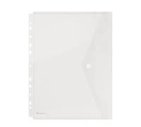 Danube 8540001pl-00 Porte-documents/Chemise avec bouton pression, PP, A4, 200μm avec marge, transparent
