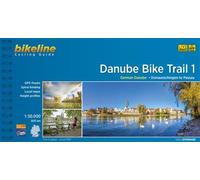 Danube Bike Trail 1 Part 1: German Danube, Donaueschingen to Passau - L'équipe Bikeline - Esterbauer - broché - Guide