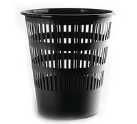Danube D307-01 Corbeille à papier ajourée 12L Noir