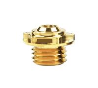 Danveey Zixinz-Vis cylindriques Boulon en Titane M20 x 1,5/2,5 mm, Pas de vis CNC for Moteur de Moto, Couvercle de Protection, 1 pièce Résistance à la Corrosion(Gold,M20 Pitch 2.5mm)