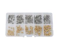 Danveey Zixinz-Vis cylindriques Kit de 200 écrous moletés en Acier Inoxydable 304, Filetage thermofusible, écrous en cuivre Résistance à la Corrosion(M2B (200pcs 1Set))