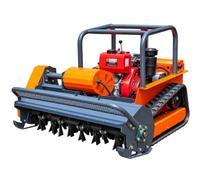 DANWIWEE Tondeuse à chenilles 15 CV diesel 120 cm sans fil 300 m | Utilisation tout-terrain : pente jusqu'à 40 degrés, hauteur de coupe de 20 à 150 mm pour différentes conditions de tonte