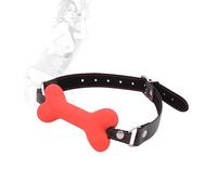 danxceh Bâillon SM Bouche Extrême Adulte avec Os de Chien en Silicone Ouverte Fétiche Esclave Bondage Sexe Boule Contraintes Jeu Rôle BDSM Jouet Sexuel pour Couples