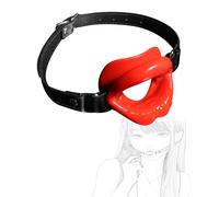 danxceh Gag Bouche Silicone Lèvres Écarteur avec Ouverture de la Jeu Sexuel Fétiche SM Ball Bondage Anneau Réglable Forcée Ouverte Flirtant Jouet pour Couples