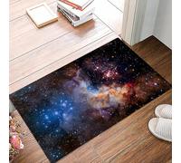 danxceh Tapis de Bain Absorbant Antidérapant Tapis Salle de Bain Lavable en Machine Tapis de Douche en Microfibre Douce,Une Connexion Divine Entre Les Pléjades et Le Voile de Brume - Élémen,40x60cm