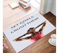 danxceh Tapis de Bain Absorbant Antidérapant Tapis Salle de Bain Lavable en Machine Tapis de Douche en Microfibre Douce,Vue arrière d'une Belle Jeune Personne Portant Un Soutien-Gorge de SP,40x60cm