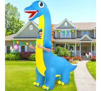 Danxilu Costume de dinosaure gonflable pour adulte - Costume d'Halloween gonflable pour hommes et femmes - Dragon amusant avec long cou pour fête cosplay, thème animal, mascarade
