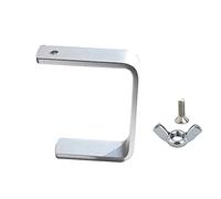 DANXQ 2-8 cm, Crochet Universel de vis d'alliage d'aluminium Normal, Crochet de Verrouillage de Balustrade, Crochet de Suspension de cloison de Bureau, 2 PCS (for 8 cm Board)