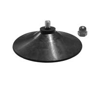 DANXQ Diamètre 10 cm Fort Ventouse à vis M8 en Caoutchouc Noir Solide, Ventouse de Sol de pour Sac de Sable de Boxe Vertical,4 PCS (M8-10CM-CAPNUT)