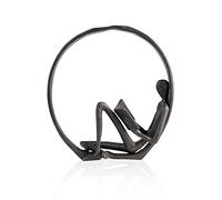 DANYA B Sculpture en Fer avec Lecteur encerclé