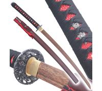 Danzan Katana Arashi Sabre en Bois Epee Entrainement - Lame Bois Décoration