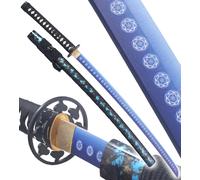 Danzan Katana Blue Moon Sabre en Bois Epee Entrainement - Lame Bois Décoration