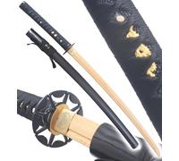 Danzan Katana en Bois Ankoku Sabre en Bois Epee Entrainement Katana Japonais - Lame Bois