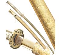 Danzan Katana Forgé Gold Dragon Sabre Epee - Maru 1045 Décoration