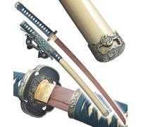 Danzan Katana Japonais en Bois Sabre Epee Samourai Katana Hana - Lame Bois Wenge Décoration