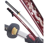 Danzan Katana Sabre Nagomu Epee Aiguisée Dragon Epee Entrainement - Lame T10 Décoration