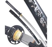 Danzan Katana Sakura Sabre Japonais Epee Entrainement - Lame T10 Décoration