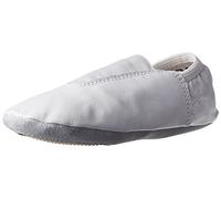 Danzcue Chaussures de gymnastique en cuir pour enfants, blanc, 19.0 cm