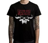 Danzig American Heavy Metal Music Band Glenn Danzig Men's Black T-Shirt Unisex Tee Shirt XL
