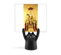 Dao Chinois Dieu Art Déco Mode Mémo Support Dessin Animé Chat Noir Décoration