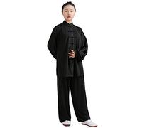 Daoba Arts Martiaux Costume | Unisexe Costume Chinois pour Tai Chi and Wing Chun | Costume Tang de Style Chinois | Costumes Légers pour la Méditation et Le Qigong