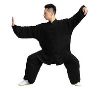 Daoba Tenue De Boucle Vêtements De Tai Chi Kung Fu Et Qi Gong Unisexe Style Chinois Costume Printemps Automne Hiver Tops + Pantalons