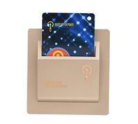 Daoco Commutateur de carte RFID pour hôtel haute puissance 40 A Power Off Energy Saver Interrupteur électronique à capteur de chambre d'hôtes pour prendre l'électricité Doré