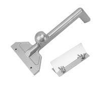 Daodeduowe Spatule de Gril Commerciale, spatule de Barbecue Robuste avec Lame à Hamburger Amovible de 15 cm de Large pour hôtel Restaurant Teppanyaki, poignée en Alliage d'aluminium moulé