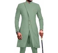 DaoGeSir Vêtements Pour Hommes Africains Ensemble 2 Pièces Dashiki Costume Formel Traditionnel Vêtements À La Mode Pour Fête De Mariage Mode Hauts T-Shirts Affaires Survêtement (Color : 6, Size : L)