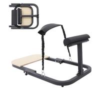 DAOHHFO Appareil d'entraînement professionnel pour les hanches pour la salle de gym à domicile - Coussin d'haltère long Hip Thrust avec 2 bandes élastiques de 30 lbs - Charge maximale : 150 kg