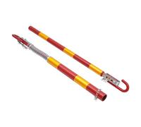 DAOHHFO Barre de remorquage 5T avec amortisseur à ressorts, barre de remorquage de sécurité pour voiture, camionnette, camion, towpole - longueur de remorquage 95 cm + 88 cm, force de traction