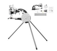 DAOHHFO Machine à coudre pour cuir et réparation de chaussures, aiguilles métalliques robustes, couture et réparation pour toile, coton, lin, sacs
