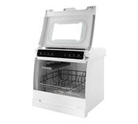 DAOHHFO Mini lave-vaisselle de table, autoportant, contrôle tactile intelligent, 45 × 40 × 40 cm, pour cuisine, bureau et maison [EU-STOCK]