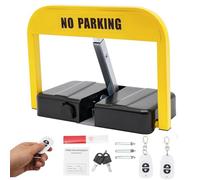 DAOHHFO Verrouillage de parking, télécommande antivol de stationnement avec 2 télécommandes, IP67 Auto Parking Saver Lock Kit de serrure de borne de voiture - Protection tampon 25 °, distance de la