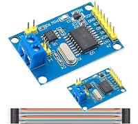 DAOKAI 2 pièces CAN Bus Module MCP2515 TJA1050 Module récepteur Carte d'interface contrôleur SPI avec câble pour Arduino pour 51 pour MCU pour carte de développement ARM