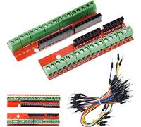 DAOKAI 2PACK vis Shield V2 bornier carte d'extension empilable (Double Support) pour Arduino UNO R3 avec fil de saut