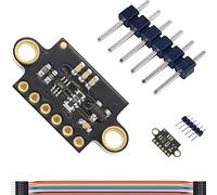 DAOKAI 2Pcs VL53L0X Capteur de télémétrie Temps de vol Capteur de télémétrie laser 940nm Module de capteur de mesure de distance de vol GY-VL53L0XV2 avec broche, câble Dupont