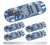DAOKAI 5 Pcs 3S 11.1V 12V 12.6V 10A Carte de Protection de Batterie au Lithium BMS PCB Protection Board 18650 Module de Chargeur pour Batterie au Lithium Li-ion avec Bande de Nickel